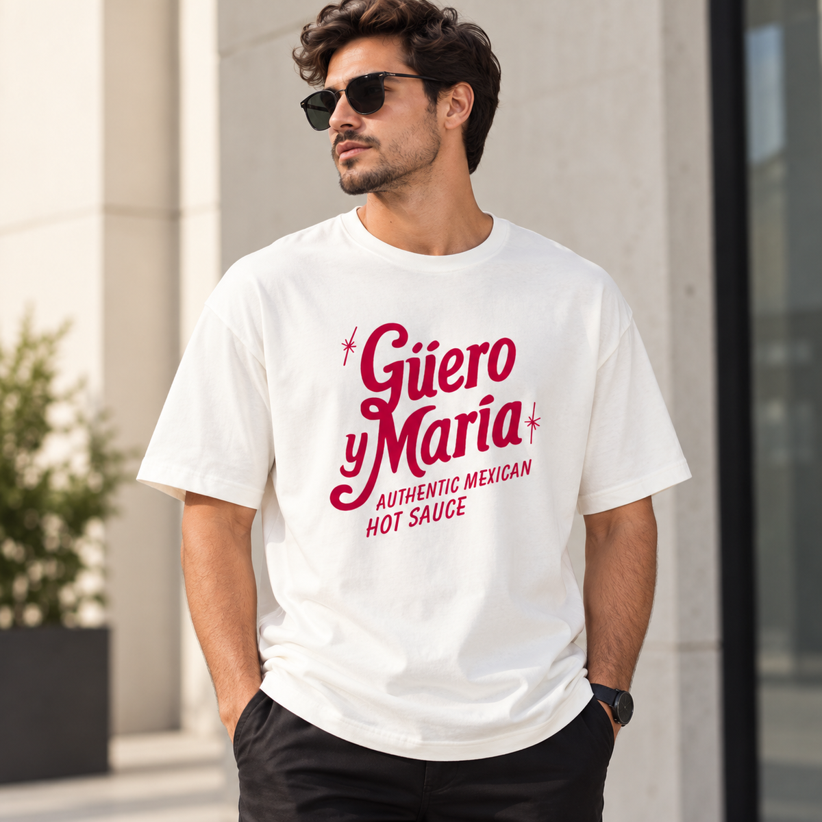 Güero y María Signature Hot Sauce Tshirt