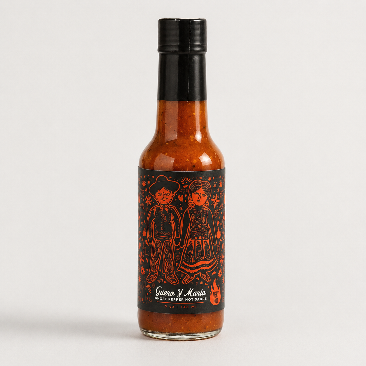 Ghost Pepper Hot Sauce (5 oz)