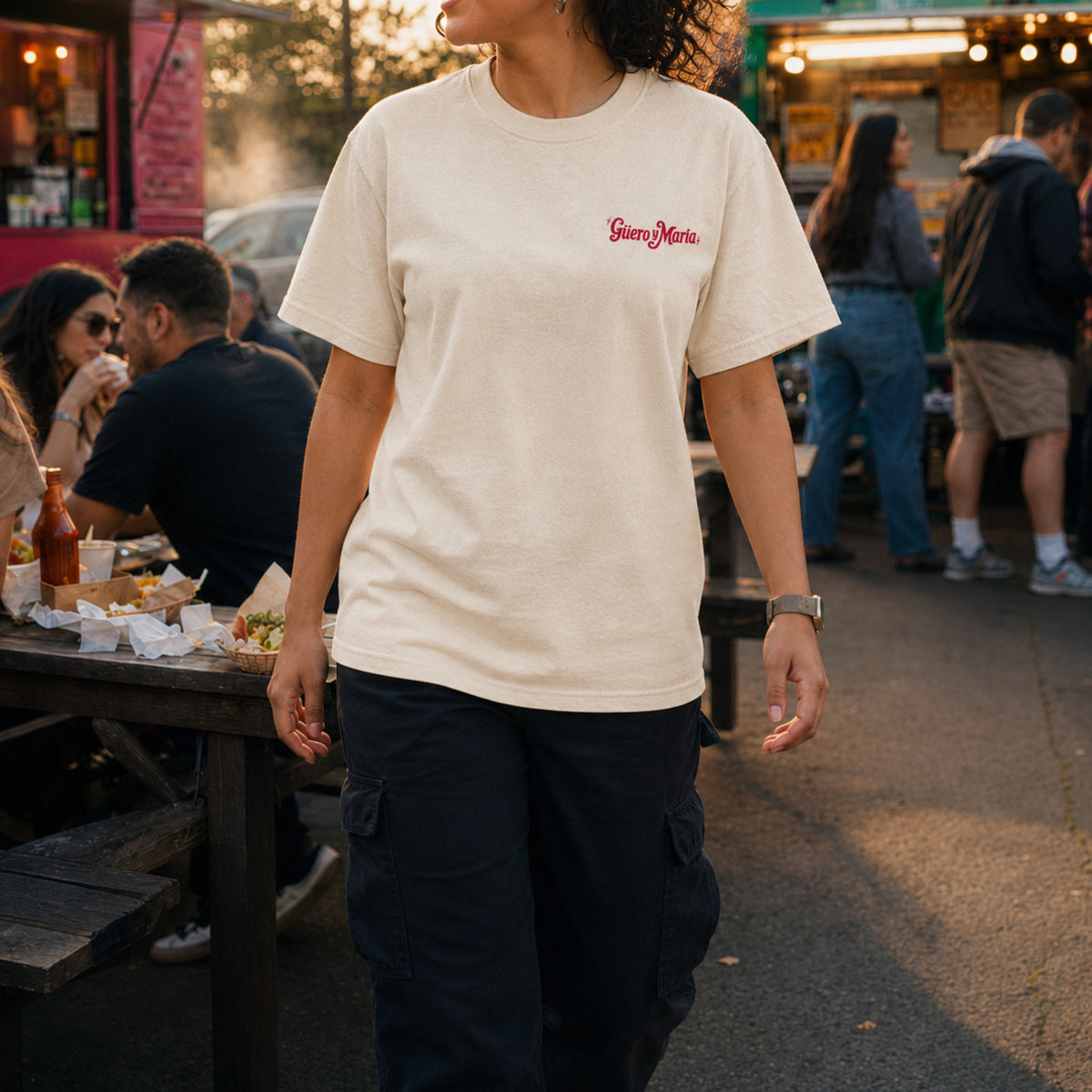 Güero y María Signature Hot Sauce Tee — Pre-Oder